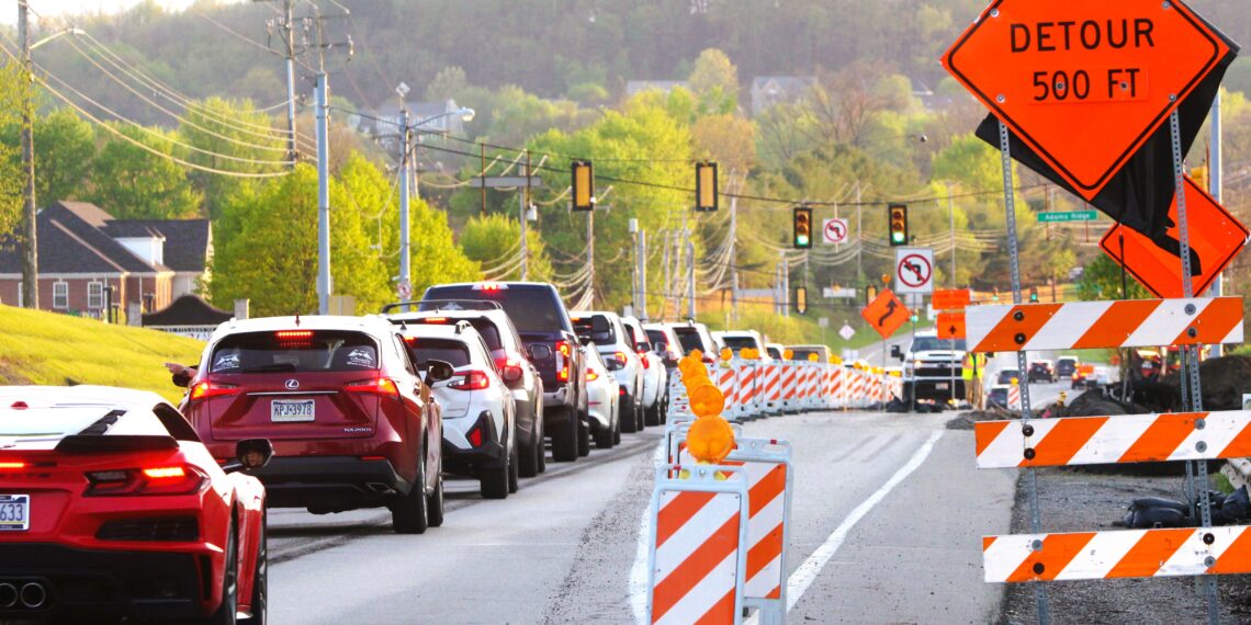 Why You Can’t Turn Left at Route 228 and Adams Ridge — And When It Will End