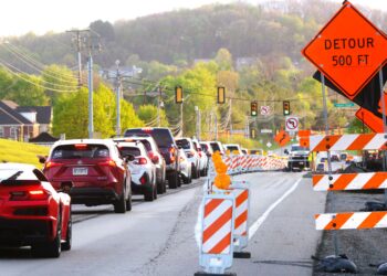 Why You Can’t Turn Left at Route 228 and Adams Ridge — And When It Will End