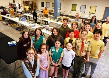 Before the Books Hit the Tables, the Community Gets to Work at Mars Area Library