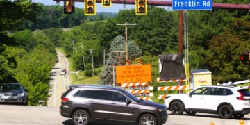 Overnight Paving, Mars Road Closure Scheduled as Franklin Road Project Advances