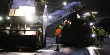 Working Through the Night: Final Paving Brings Route 228 Reopening Within Reach