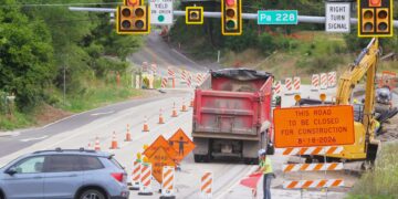Part of Franklin Road to Close for 17 Days Beginning Tuesday