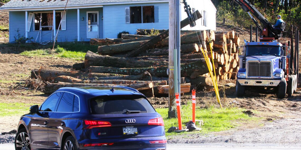 Tree Clearing at Franklin and Route 228 Sets Stage for Meijer Development